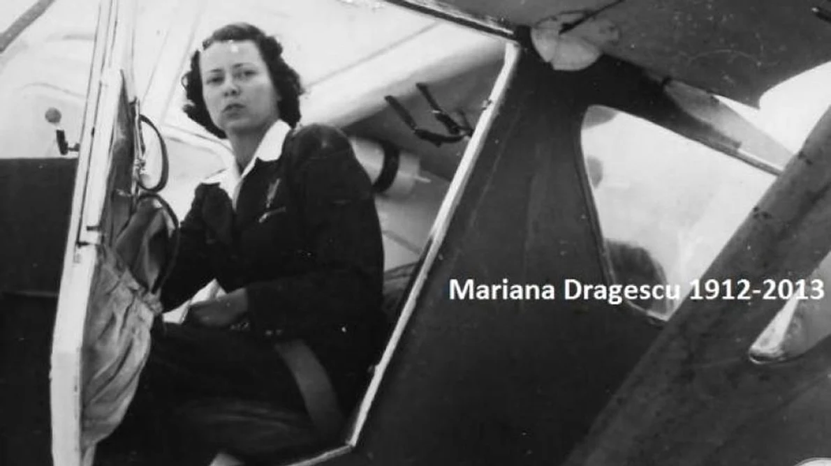 Zburătoarea Mariana Drăgescu, ultima legendă feminină a aviaţiei române din cel de Al Doilea Război Mondial jpeg