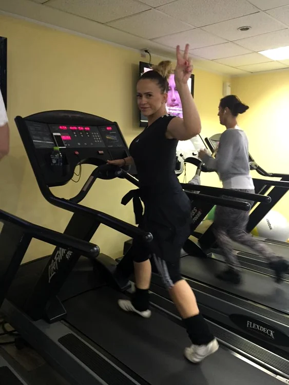 Cântăreața s-a reapucat de sport