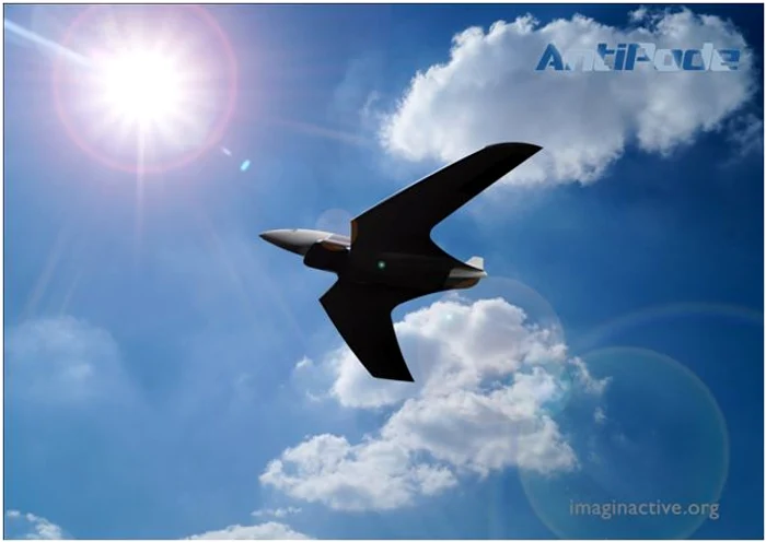 
    Acessta este modelul de avion "Antipode" care ar putea să facă ruta New York - Londra în 11 minute  