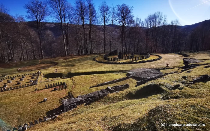 Sarmizegetusa Regia, locul unde ar fi trăit Deceneu. Foto: Daniel Guță. ADEVĂRUL