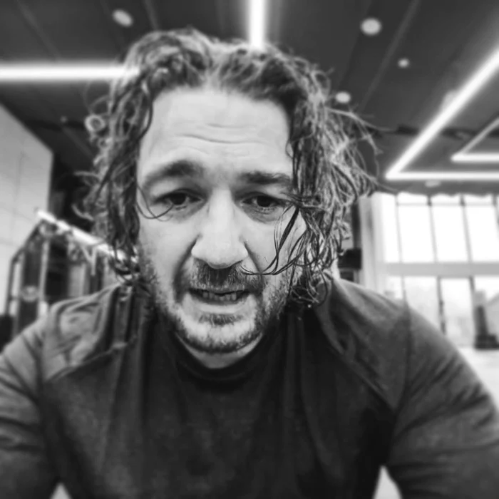 Florin Dumitrescu în sala de fitness / Foto: Instagram
