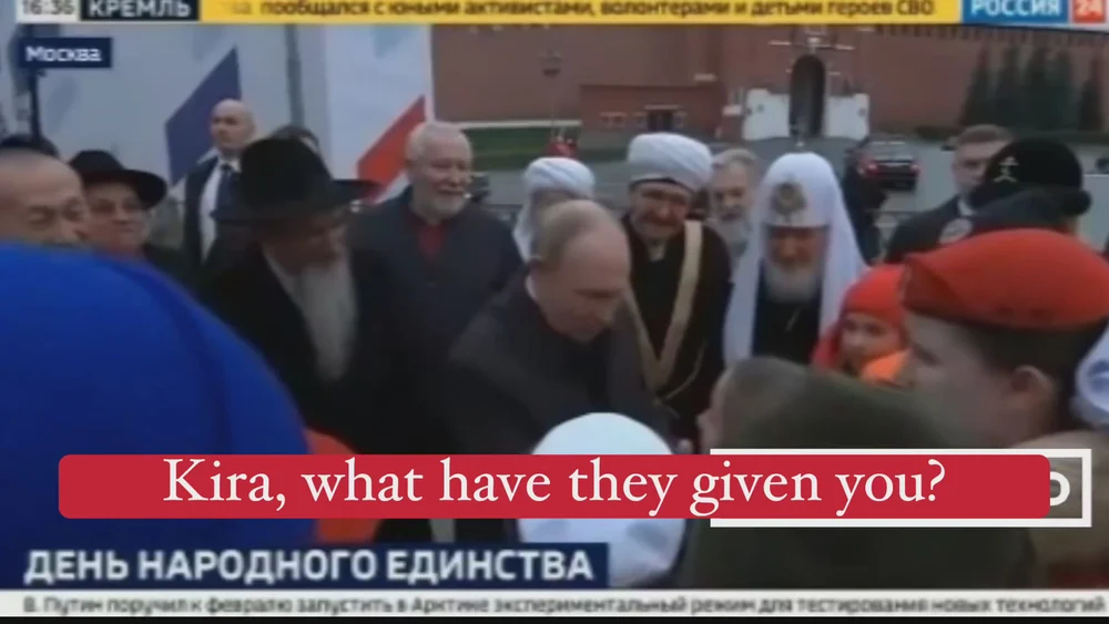 Fetița de 11 ani care l-a confruntat pe Putin: „Unchiul meu e rănit. Nu l-au tratat, l-au trimis din nou pe front”