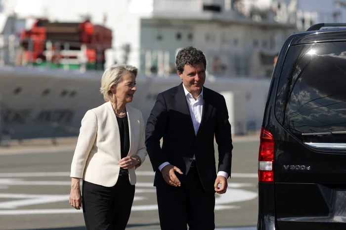 Ursula von der Leyen este la Constanța. FOTO Inquam Photos / George Călin