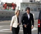 Vizita preşedintei Comisiei Europene Ursula Von Der Leyen pe fregata Regele Ferdinand, în portul Constanța. FOTO Inquam Photos / George Calin