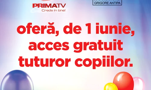 Prima TV îi aşteaptă pe copii la Muzeul Antipa de 1 iunie png