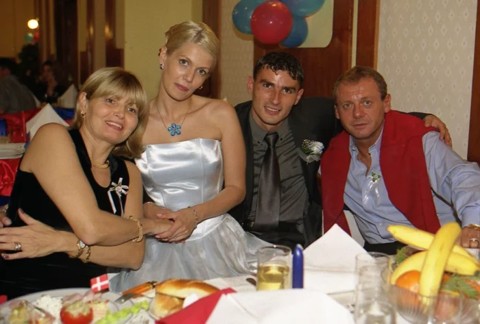 Ilie Balaci şi soţia sa Daniela la nunta Lorenei cu Eugen Trică
