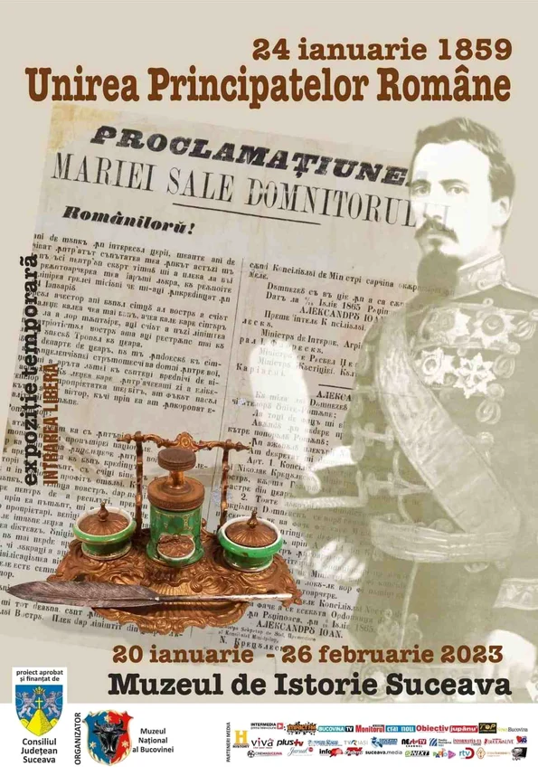 Expoziția temporară "24 ianuarie 1859– Unirea Principatelor Române", dedicată împlinirii a 164 de ani de la Unirea Munteniei cu Moldova din 24 ianuarie 1859