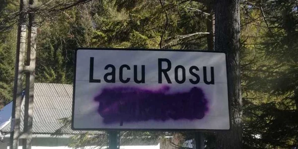 Lacul Rosu denumire in romana