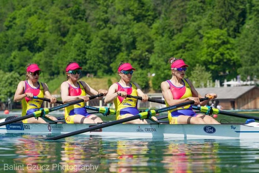 Canotaj: România a câştigat medalia de aur la patru vâsle feminin, la Mondialele Under-23