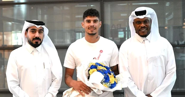 Florinel Coman îi lasă pe arabi pentru a ajunge în Italia. Foto Al Gharafa