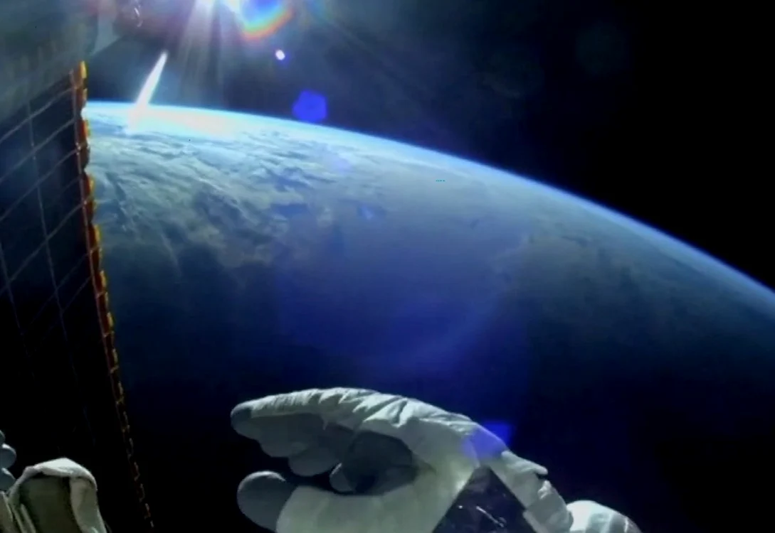 Astronauți în spațiu. FOTO NASA