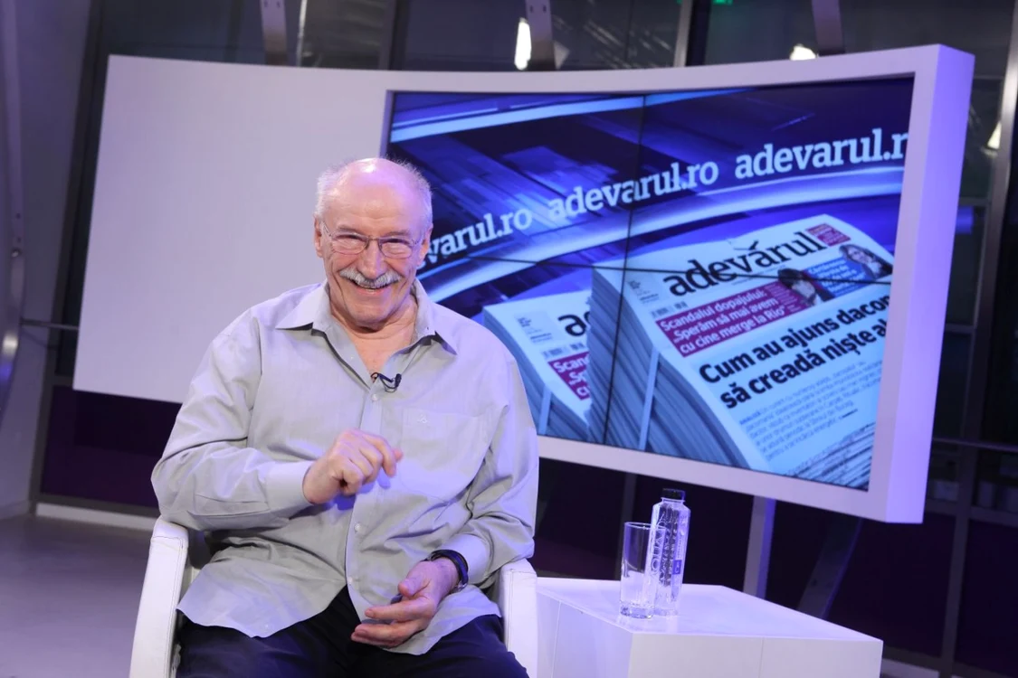 Actorul Victor Rebengiuc s-a autodenunţat, în mod ironic, ca membru al statului paralel FOTO: Sever Gheorghe