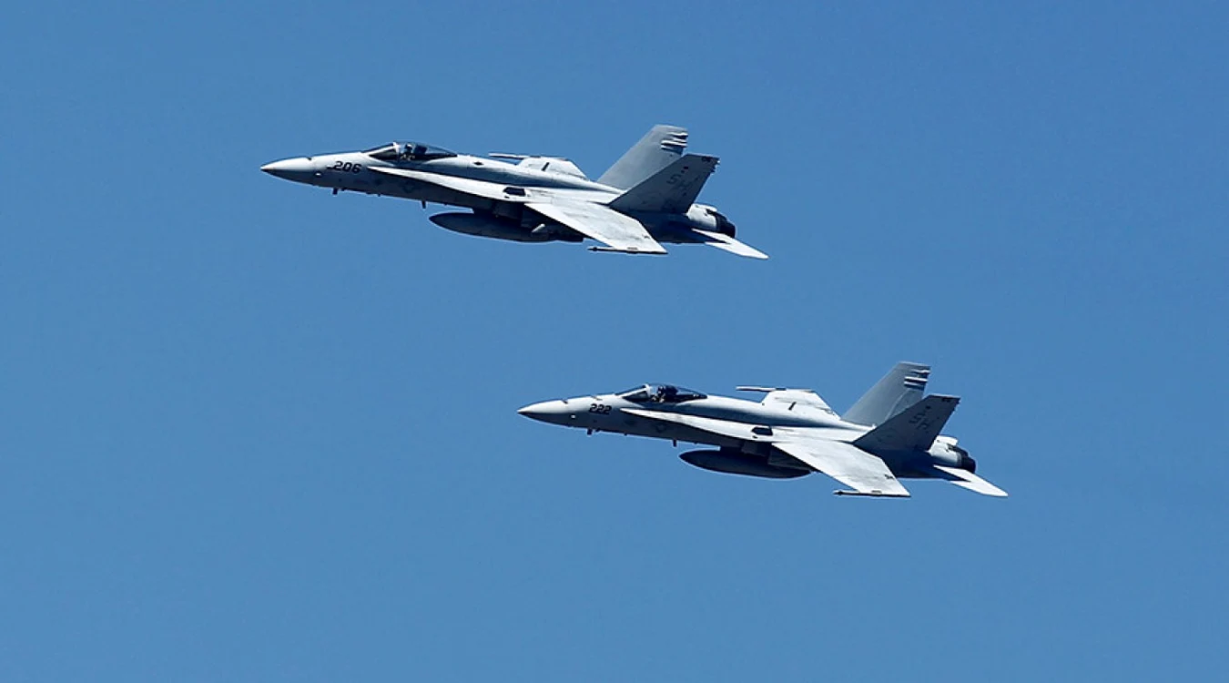 Avioane de luptă americane F-18 FOTO Reuters