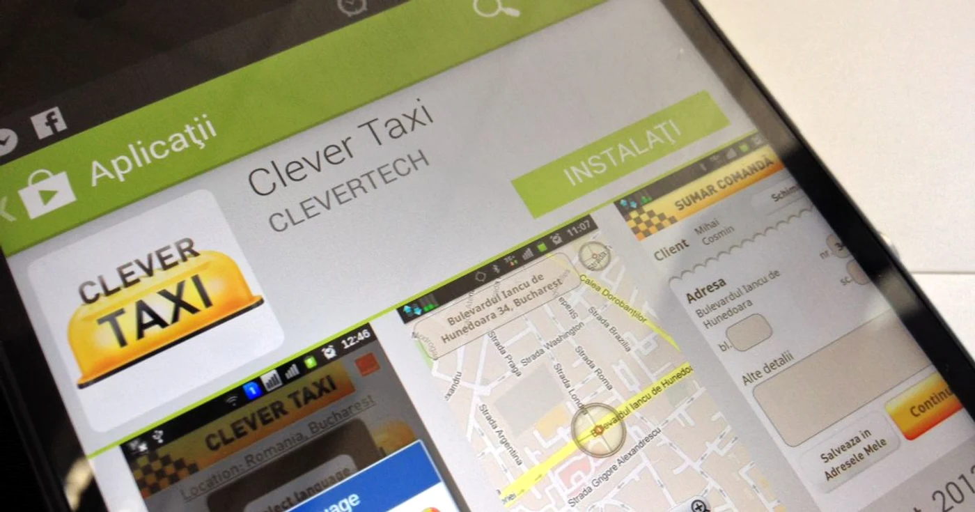 De acum poţi plăti cursa direct din aplicaţia Clever Taxi