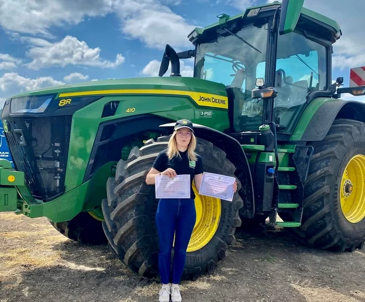 Simona Elena Stancu a înființat o fabrică de brichete vegetale FOTO: Facultatea de Agricultură Iași
