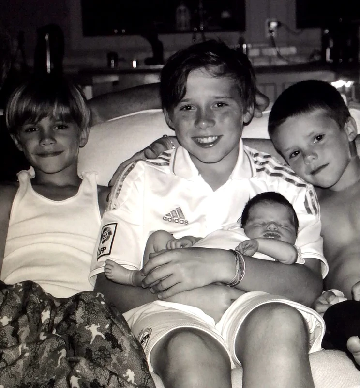 Cei 4 copii ai lui David Beckham: Brooklyn, Romeo, Cruz și Harper. FOTO: Instagram
