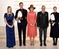 Prințesa Eleonore, Prințul Gabriel, Regina Mathilde, Regele Philippe, Prințesa Elisabeta a Belgiei și Prințul Emmanuel, după ceremonia jurământului militar. FOTO: Casa Regală belgiană