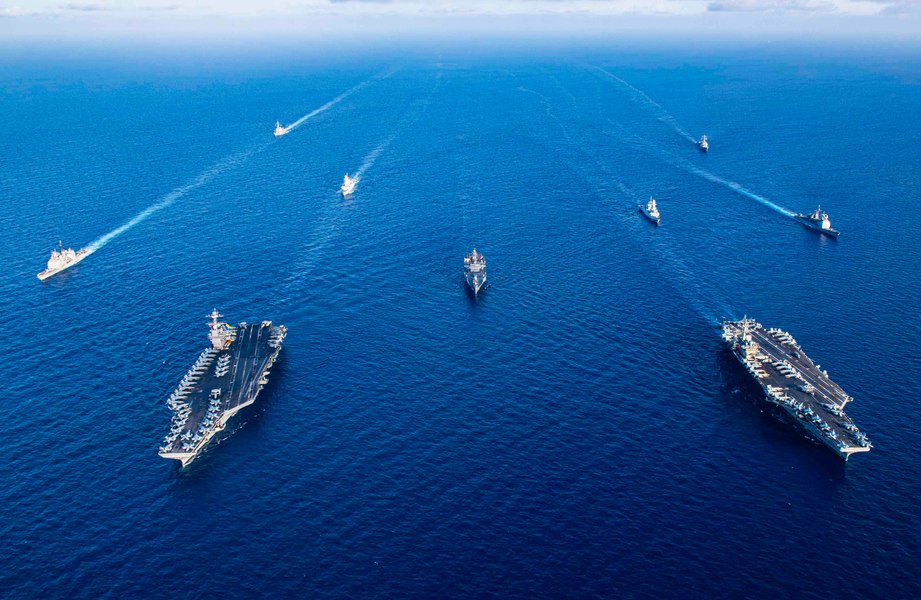 Arsenalul distrugător trimis de SUA în Mediterană
