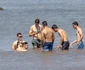 Prințesa Leonor cu colegii, la mare. Foto YouTube