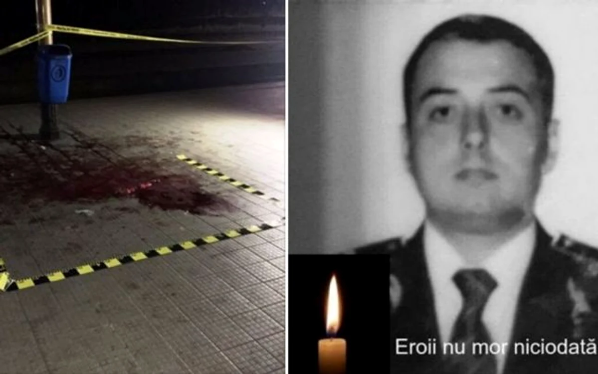 
    Locul în care a fost omorât poliţistul Sorin Vezeteu FOTO Facebook/Bogdan Bog   