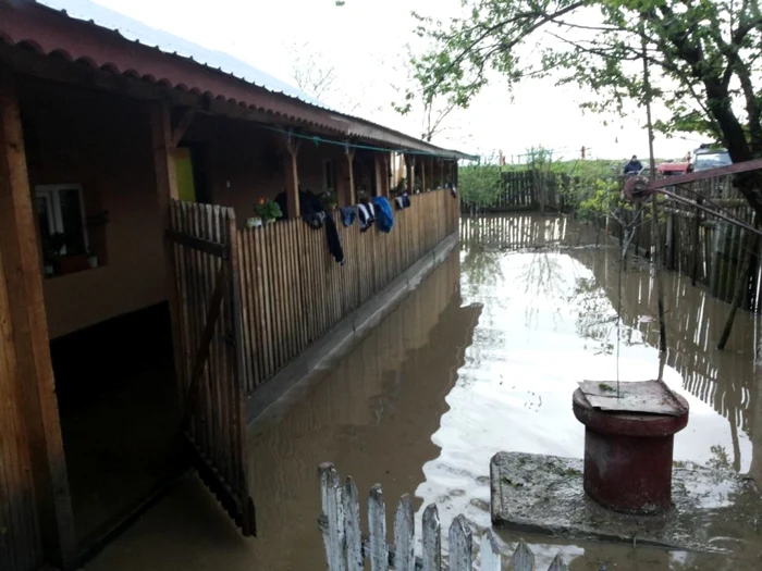 26 de gospodării inundate în ultimele ore. Foto arhivă Adevărul