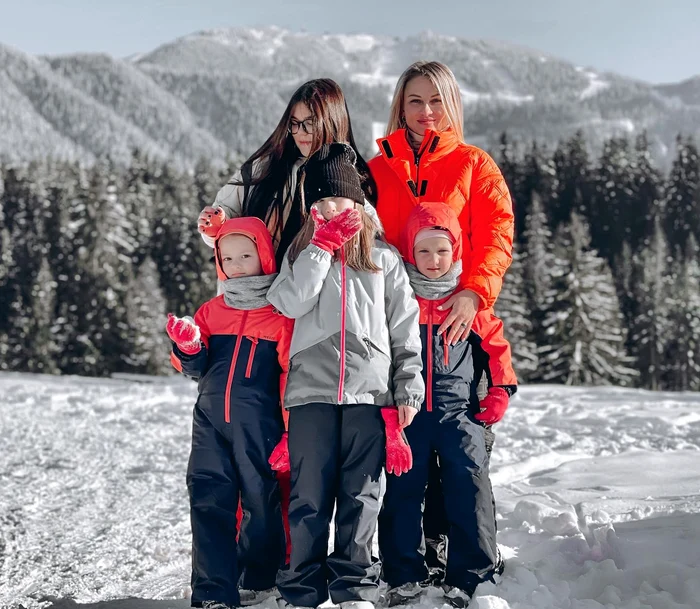 Yulia Chernitskaya a ajuns la Brașov, împreună cu cele 4 fiice ale sale