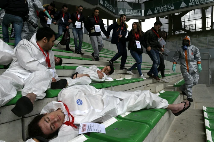 
    Organizatorii turneului final din Franţa au trecut cu bine de un atentat terorist simulat, la BordeauxFoto: AFP  