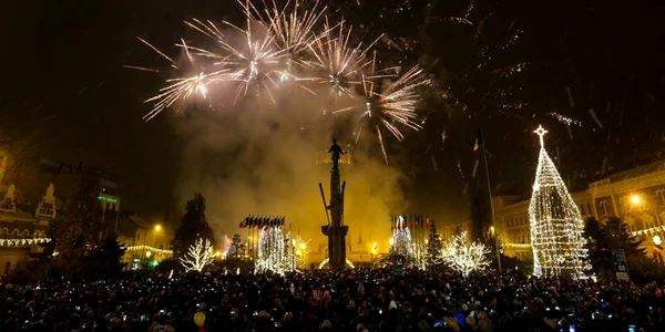 artificii cluj ziua nationala. foto pcn 