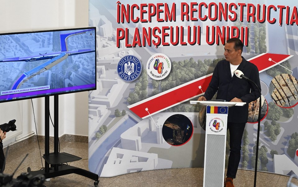 Începe reconstrucția totală a Planșeului Unirii din centrul Capitalei. Ce se întâmplă cu Pasajul Unirii