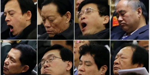 Chinezi dormind in parlament Reuters
