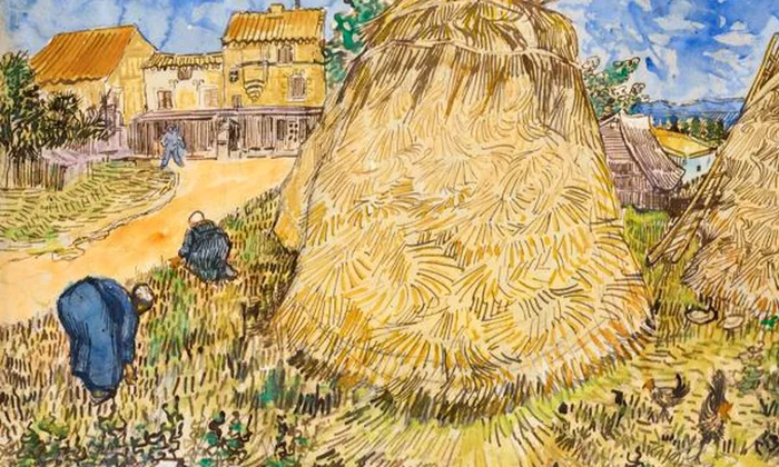 Un tablou în acuarelă de Vincent van Gogh, vândut pentru 35,9 milioane de dolari  A fost confiscat de naziști în timpul invadării Franței jpeg