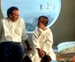 Director Steven Spielberg și Haley Joel Osment la filmările peliculei Inteligență artificială, în 2001 Foto profimedia 0018653769 jpg