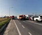 Accident mortal cu patru victime în zona Aeroportului Sibiu - un Duster a intrat într-un TIR şi a fost proiectat în alt SUV Foto Adevărul