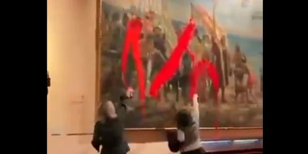 vandalism muzeu ziua spaniei jpg