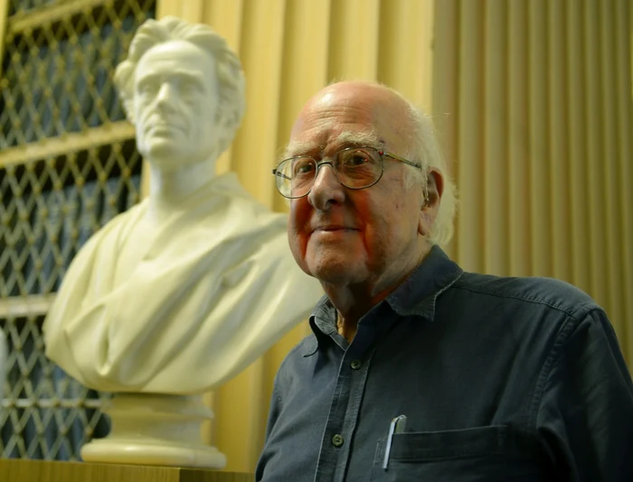 Peter Higgs, laureatul premiului Nobel pentru fizică în 2013 FOTO Reuters