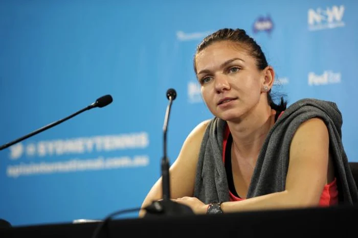 
    Simona Halep la conferinta de presa de la SydneyFOTO: Guliver/ GettyImage  