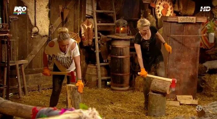 “Ferma vedetelor”: ultima probă a fost turnul lemnarului