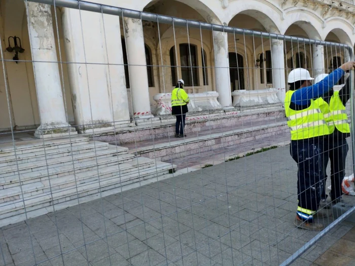 Lucrari de conservare la Cazinoul din Constanta 