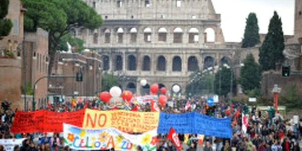Italia: Mâine, 23 octombrie, zi de proteste şi greve