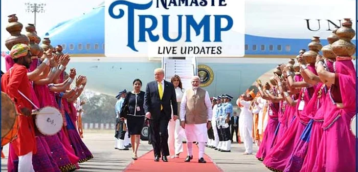 Premierul indian, Narenda Modi, l-a întâmpnat persoanal la aeroport pe preşedintele SUA, Donald Trump