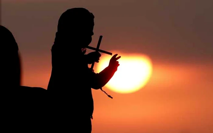 Un Hristos sculptat FOTO: AP