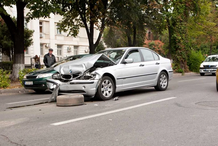 BMW făcut praf