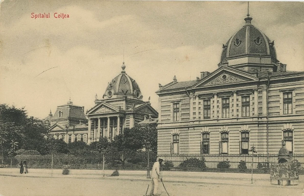 Spitalul Colțea din București, în perioada interbelică (© iMAGO Romaniae)