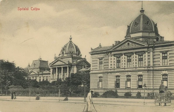 Spitalul Colțea din București, în perioada interbelică (© iMAGO Romaniae)