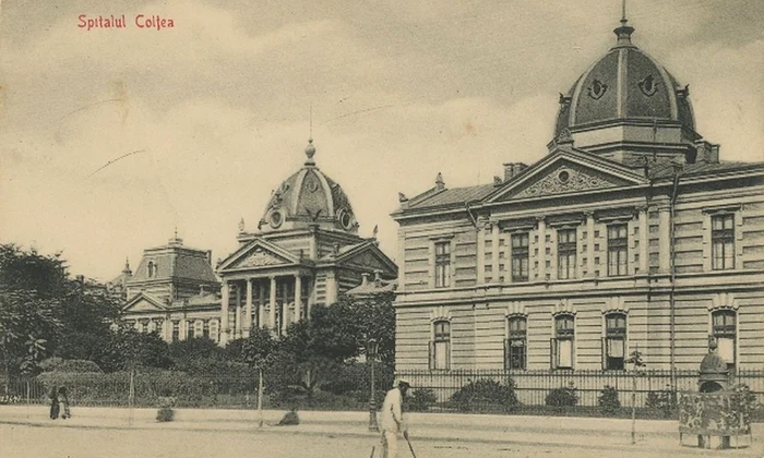 Spitalul Colțea din București, în perioada interbelică (© iMAGO Romaniae)