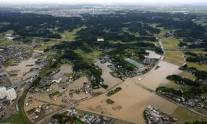 Inundații din Oamishirasato, la est de Tokyo FOTO Profimedia