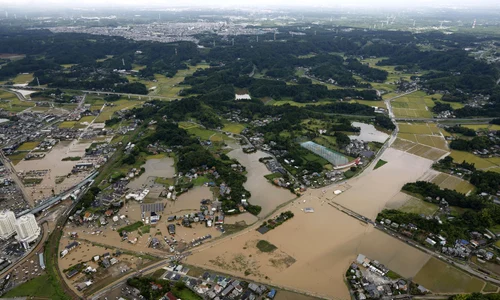 Inundații din Oamishirasato, la est de Tokyo FOTO Profimedia