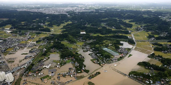 Inundații din Oamishirasato, la est de Tokyo FOTO Profimedia
