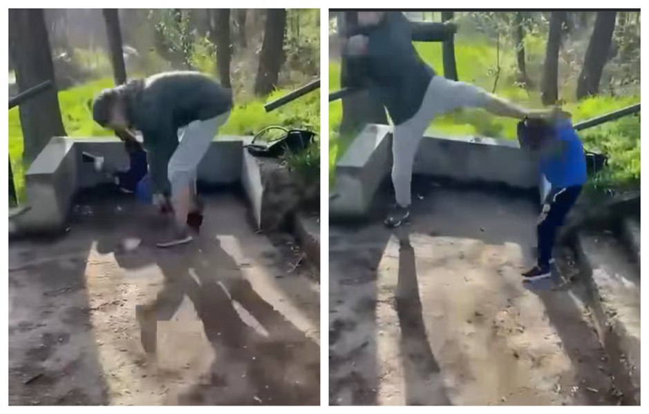 Violență extremă în Bihor: băiețel filmat în timp ce este bătut crunt de un adolescent. Agresorul a fost reținut de Poliție