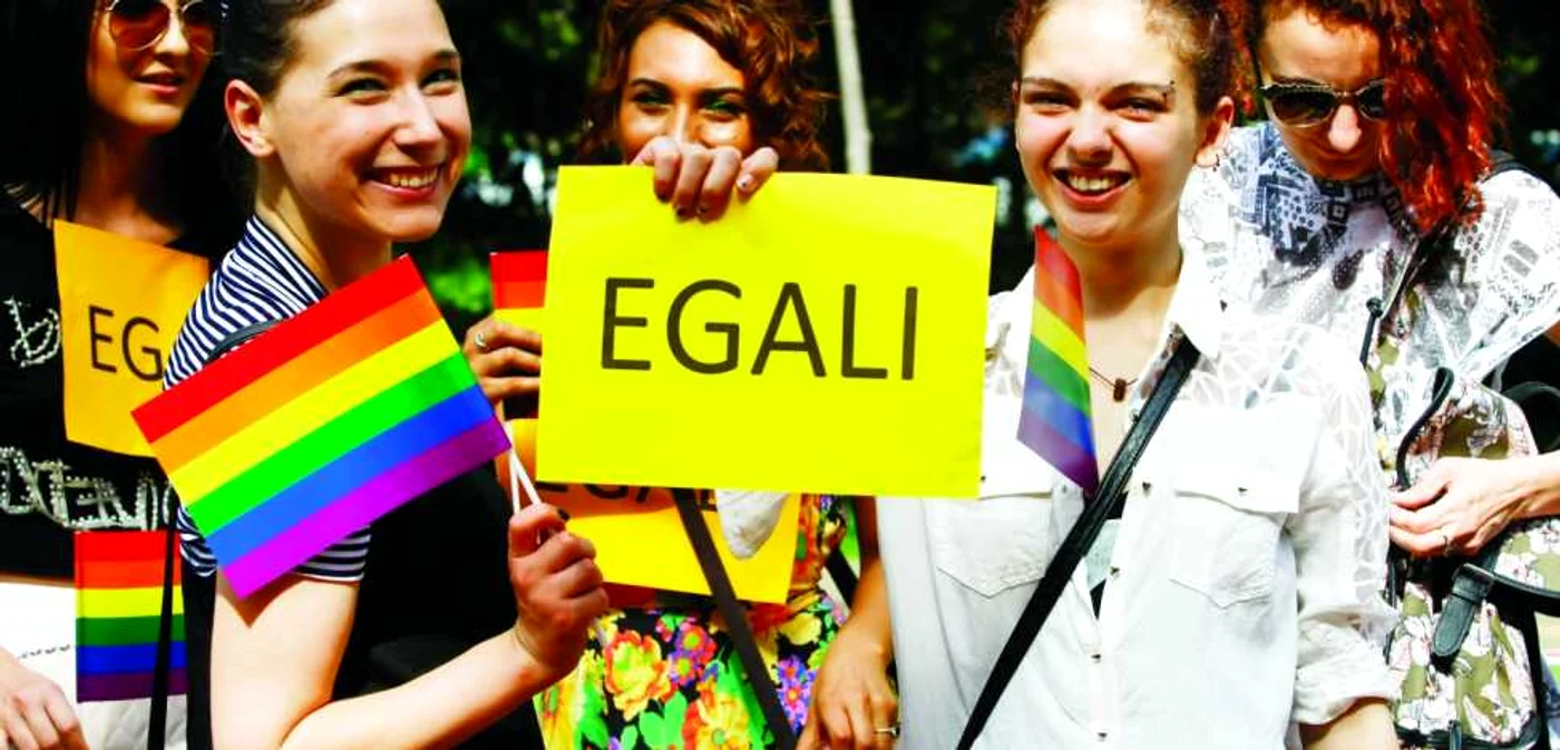 Susţinătoare ale comunităţii LGBT. FOTO David Muntean